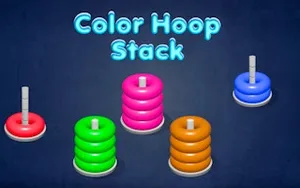 Color Hoop Stack - arcade game, play online free, no download