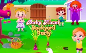 Baby Hazel Backyard Party - kids game, play online free, no download