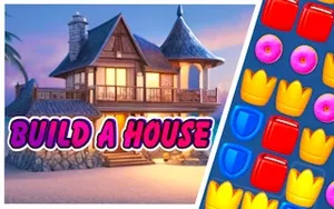 Building a House - Match 3 - match-3 game, play online free, no download