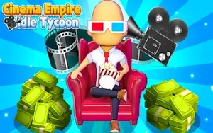 Cinema Empire Idle Tycoon - simulation game, play online free, no download