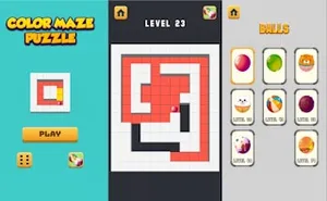 Color Maze - board game, play online free, no download
