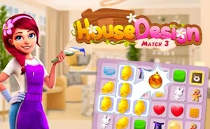 House Design Match 3 - match-3 game, play online free, no download