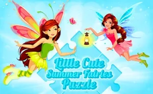 Little Cute Summer Fairies Puzzle - kids game, play online free, no download