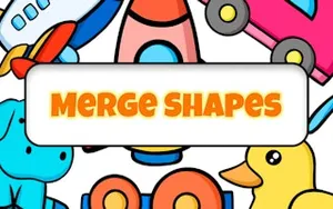 Merge Shapes - puzzle game, play online free, no download