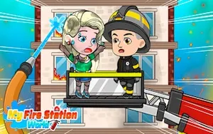 My Fire Station World - simulation game, play online free, no download