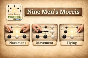 Nine Men's Morris - board game, play online free, no download