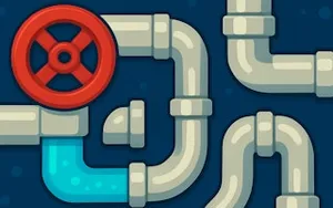 Pipes Flood Puzzle - puzzle game, play online free, no download