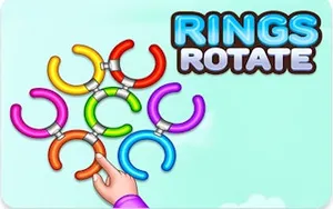 Rings Rotate - puzzle game, play online free, no download