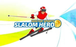 Slalom Hero - sports game, play online free, no download
