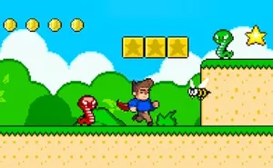 Super Steve World - platformer game, play online free, no download