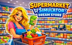 Supermarket Simulator Dream Store - simulation game, play online free, no download