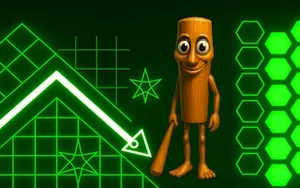 Tung Tung Sahur in Geometry Dash - action game, play online free, no download