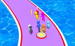 Waterpark Slide Race - action game, play online free, no download