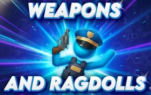 Weapons and Ragdolls - stickman game, play online free, no download